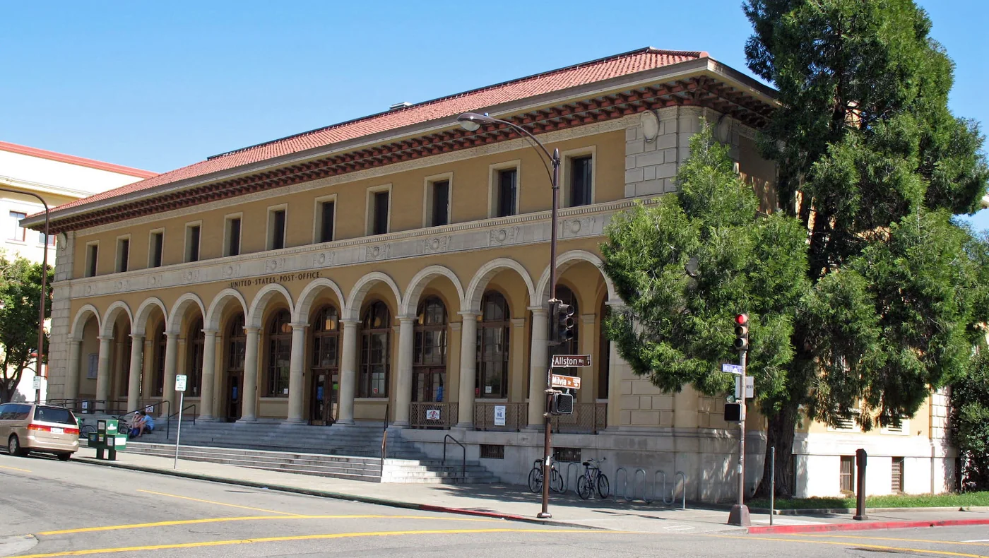 Berkeley Main Post Office viewed from Allston Way